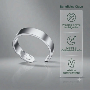 Lúa Halo — Anillo de Acupresión para el Alivio Natural de la Migraña
